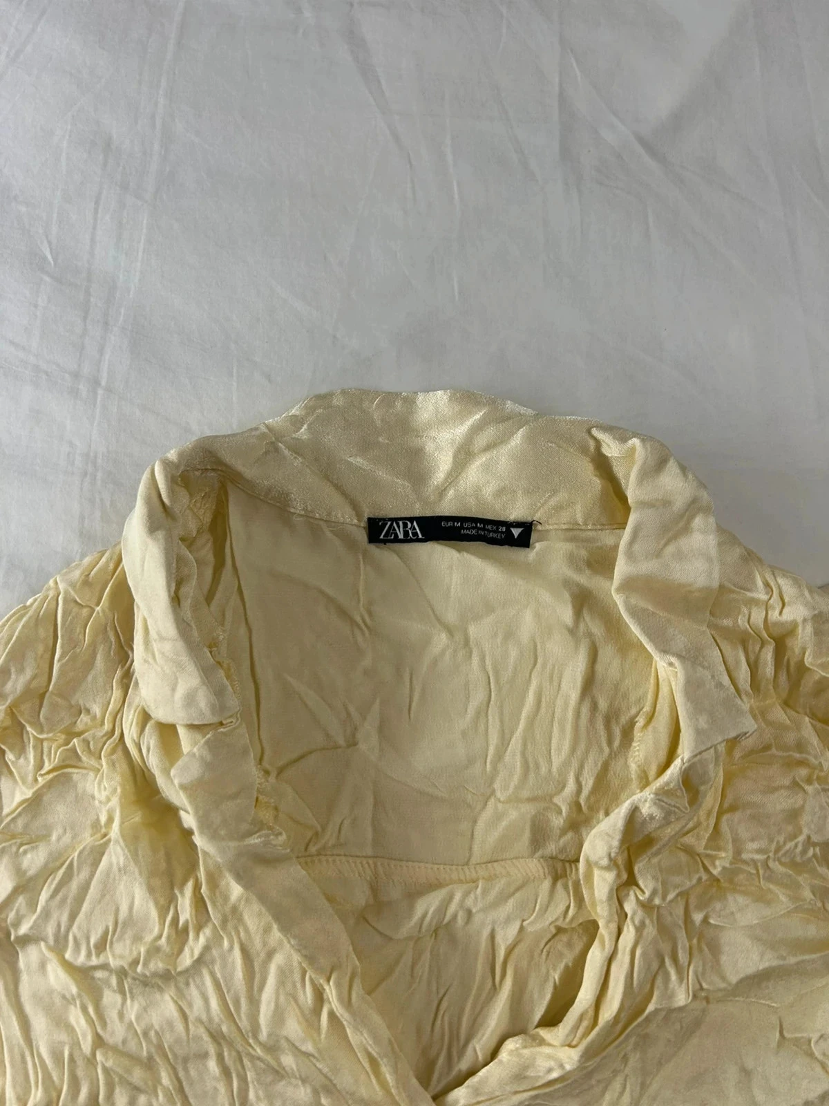 Gele beige Zara blouse – photo 4
